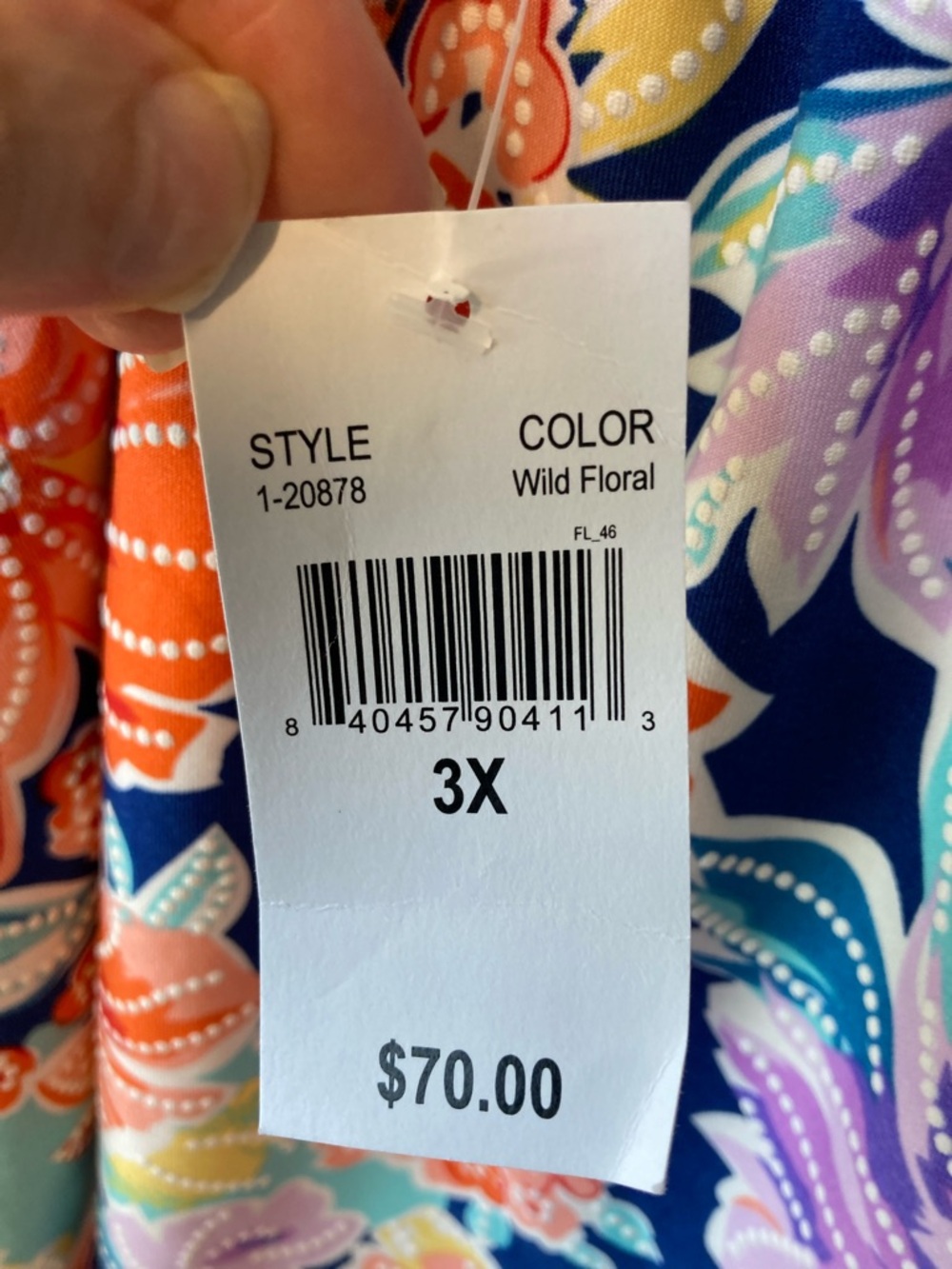 Ellen weaver dress floral print colorful pattern boho casual party size 3X - Picture 14 of 16